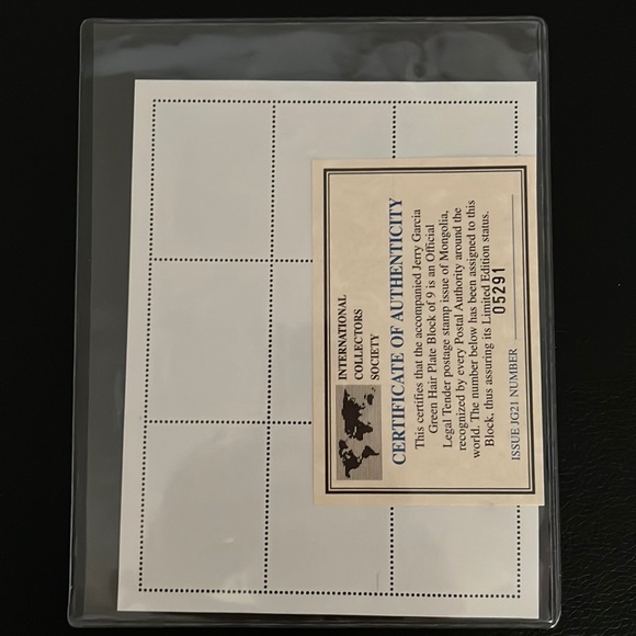 Jerry Garcia Collectable Stamps Mongolpost - Picture 2 of 2